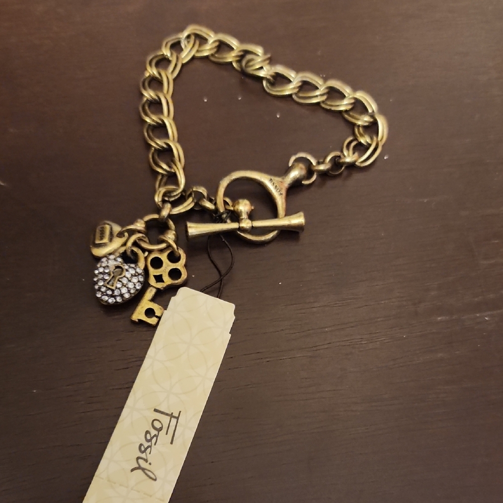 Gold Charm Bracelet
